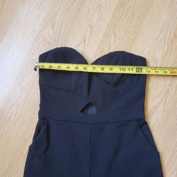 Windsor Woman's Size S Black Strapless Jumpsuit. - Picture 5 of 10